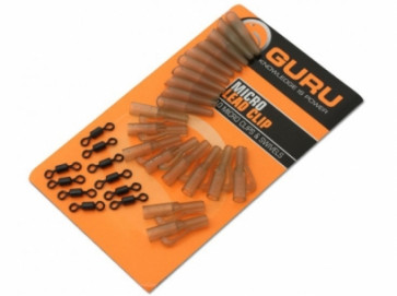Kit Guru Micro Lead Clip and Tail Rubbers, 10buc/plic