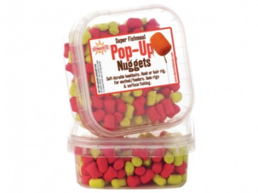 Nuggets Dynamite Baits Super Fishmeal Pop-up - Yellow/Red