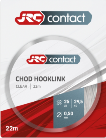 Fir Monofilament Monturi JRC Contact Chod Hooklink, 22m 0.50mm 29.5kg