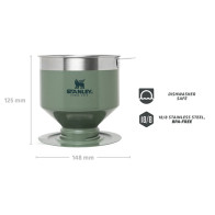 Filtru cafea Stanley Classic Perfect-Brew Pour Over Hammertone Green