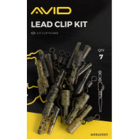 Kit Montura Plumb Pierdut Avid Carp Lead Clip Kit, 5buc/plic