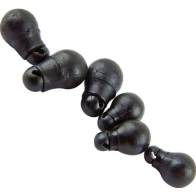Conector Rapid Korum Quick Change Beads, Negru, 8buc/blister