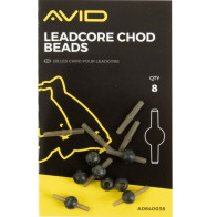 Sistem Avid Carp Leadcore Chod Beads, 8buc/plic