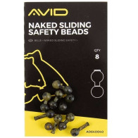 Sistem Avid Carp Naked Sliding Safety Beads, 8buc/plic