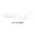 Reins Fat G-Tail Grub 2" Culoare 014 - Pearl White 