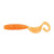 Reins Fat G-Tail Grub 2" Culoare 413 - Chika Chika Orange