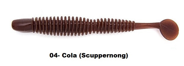 REINS Bubbling Shad 4" Culoare 004 - Scuppernong (Cola)