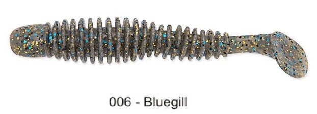 REINS Bubbling Shad 3" Culoare 006 - Bluegill