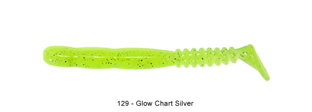 REINS Rockvibe Shad 3" Culoare 129 - Glow Chartreuse Silver