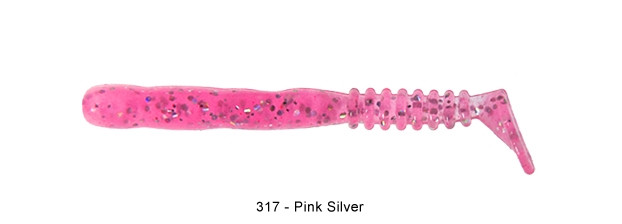 Reins Rockvibe Shad 3" Culoare 317 - Pink Silver
