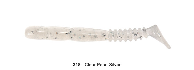 REINS Rockvibe Shad 3" Culoare 318 - Pearl Silver