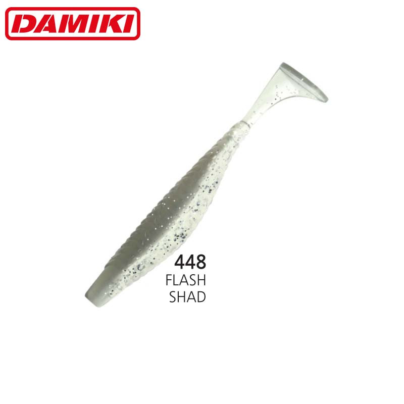 Damiki Armor Shade Paddle 10CM (4'') - 448 (Flash Shad)