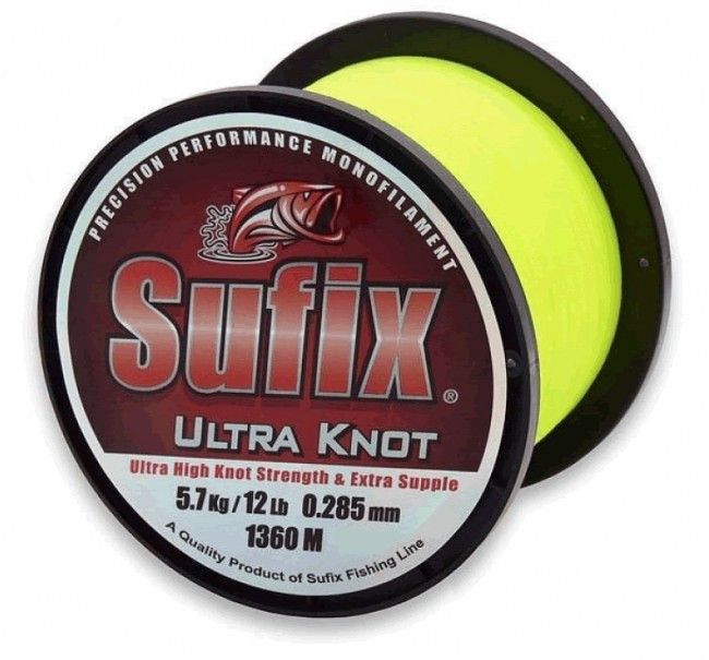 Fir Sufix Ultra Knot Yellow, 0.28mm 5.70kg 1306m	