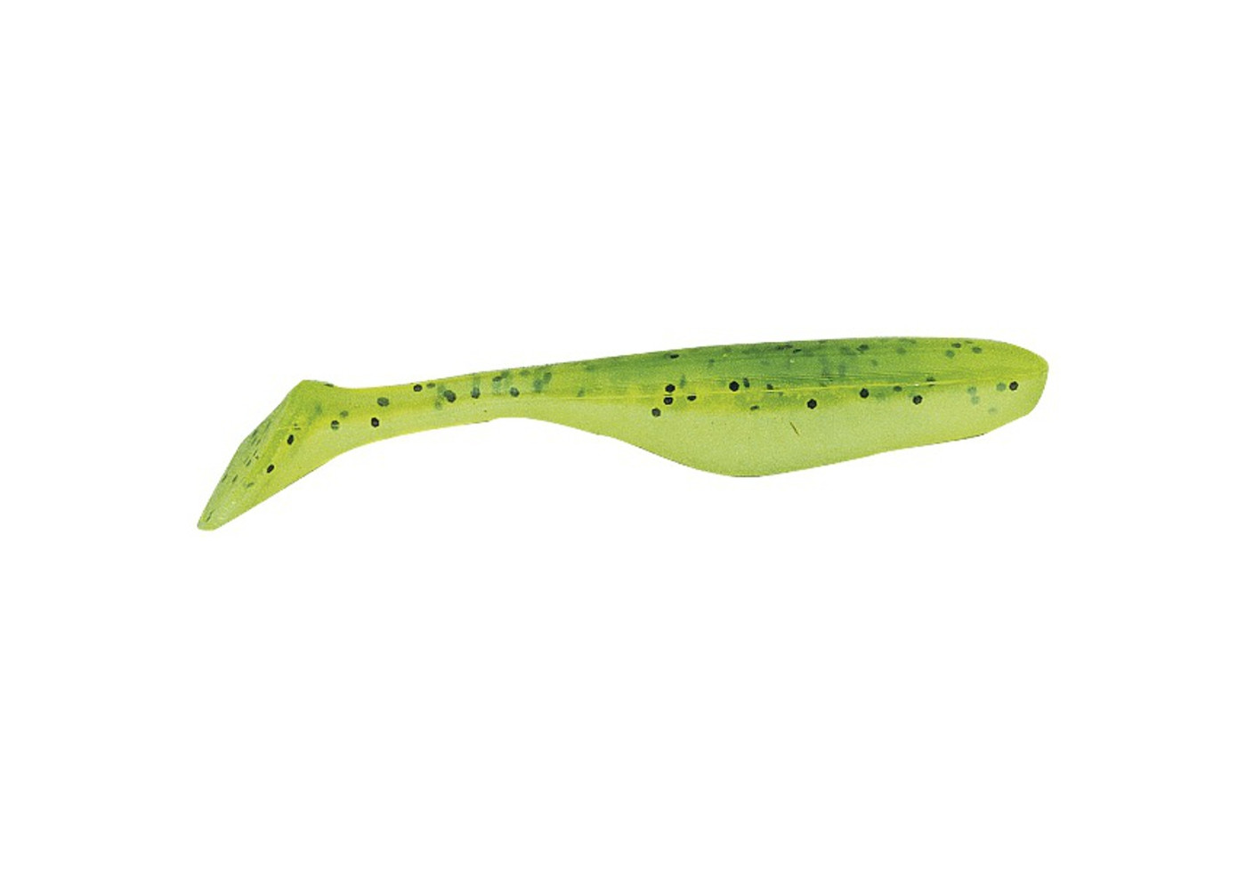 Shad 4" Walleye Assassin - Chartreuse Pepper Shad