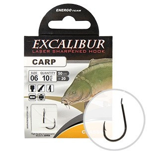 Carlige Legate EnergoTema Excalibur Carp Classic BN Nr.12 10buc/plic	