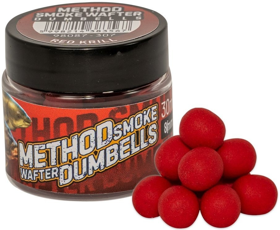 Dumbell Critic Echilibrat Benzar Mix Method Smoke Wafter, 8mm Red Krill	