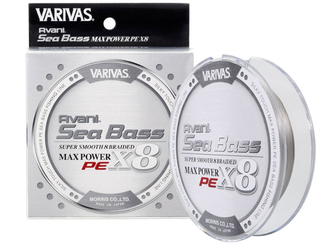 Fir Textil Varivas Avani Sea Bass Max Power PE X8 Stealth Gray 0.16mm/20.2lb/150m