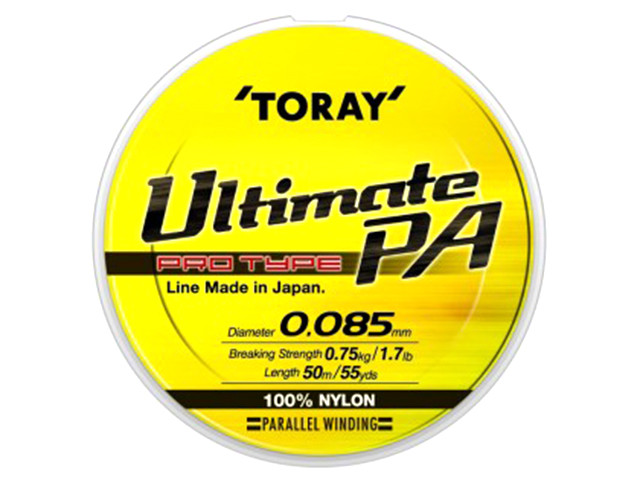 Fir Toray Ultimate PA 50m,  0.107mm / 2.67kg / clear