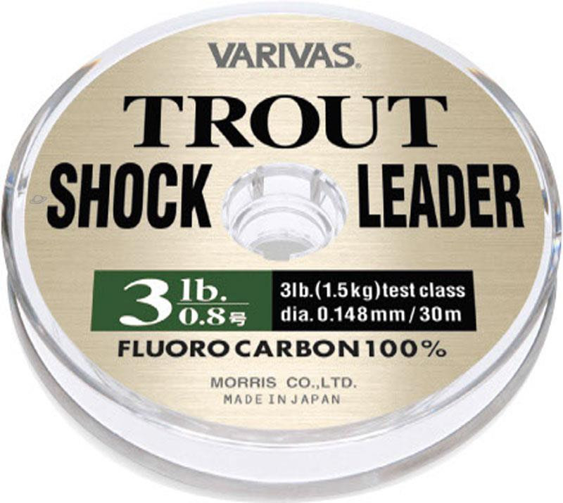 Fir Fluorocarbon Varivas Trout Shockleader, 30m, 0.23mm / 8lbs	