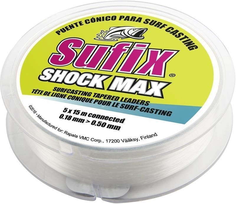 Fir Inaintas Conic Sufix Shock Max Tapered Line, 5x15m 0.26mm-0.57mm
