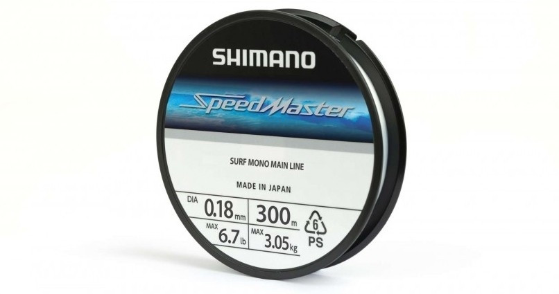 Fir Monofilament Shimano Speedmaster Surf, 300m 0.25mm 5.54kg	