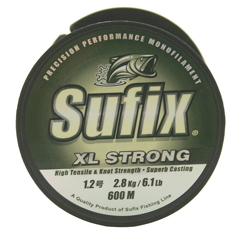 Fir Monofilament Sufix XL Strong, Lemon Green, 600m 0.23mm 4.40kg	