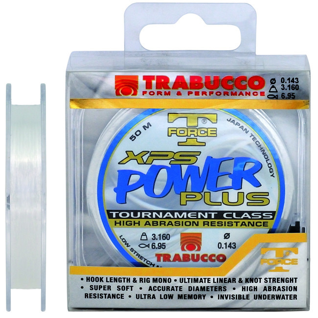 Fir Monofilament Trabucco XPS Power Plus 50m, 0.08mm 1.07kg	