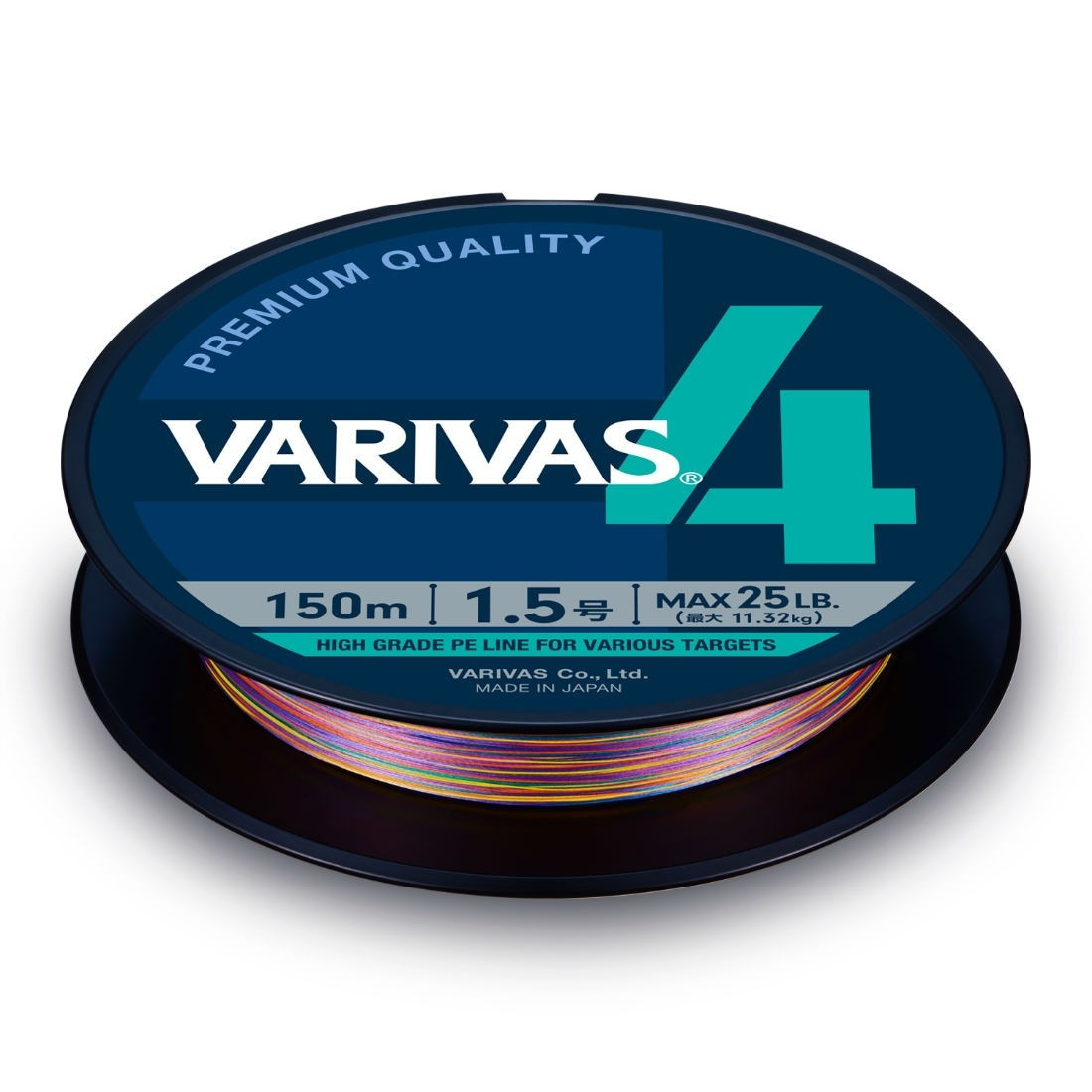 Fir Textil Varivas PE 4 Marking Edition, Vivid 5 Color, 150m 0.148mm 6.80kg/15lbs	