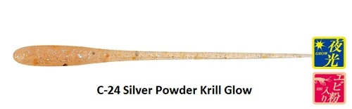 Naluca Tict Fisit Nude 2,7" C-24 Silver Powder Krill Glow