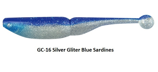 Naluca Tict G-BALLSHAD 3.5" Culoare GC-16 Silver Gliter Blue Sardines