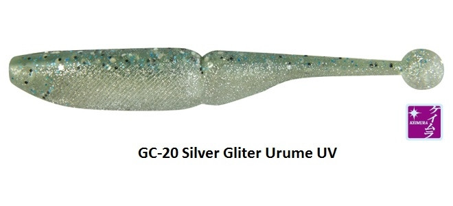 Naluca Tict G-BALLSHAD 3.5" Culoare GC-20 Silver Gliter Urume UV