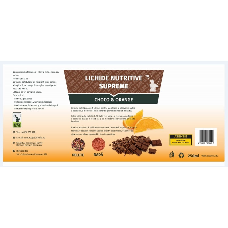 Lichid Nutritive Supreme Choco-Orange