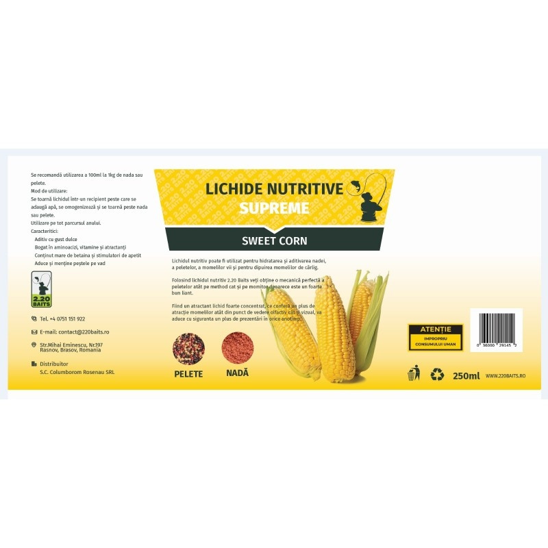 Lichid Nutritiv Supreme Sweet Corn