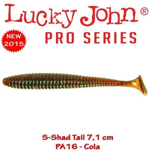 Shad Lucky John S-Shad Tail 7.1 cm, culoare Cola - 7 buc/plic