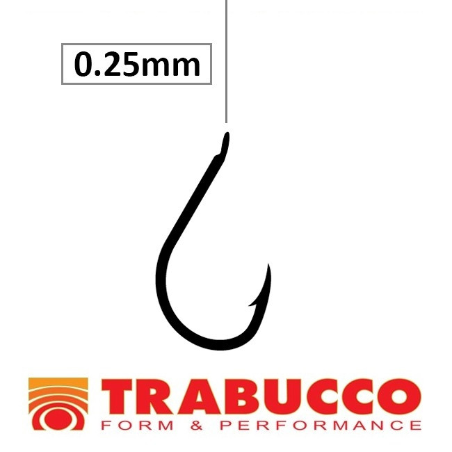 Montura Trabucco Mais 9100 Fir 0.25mm,Nr.6 10buc/plic	