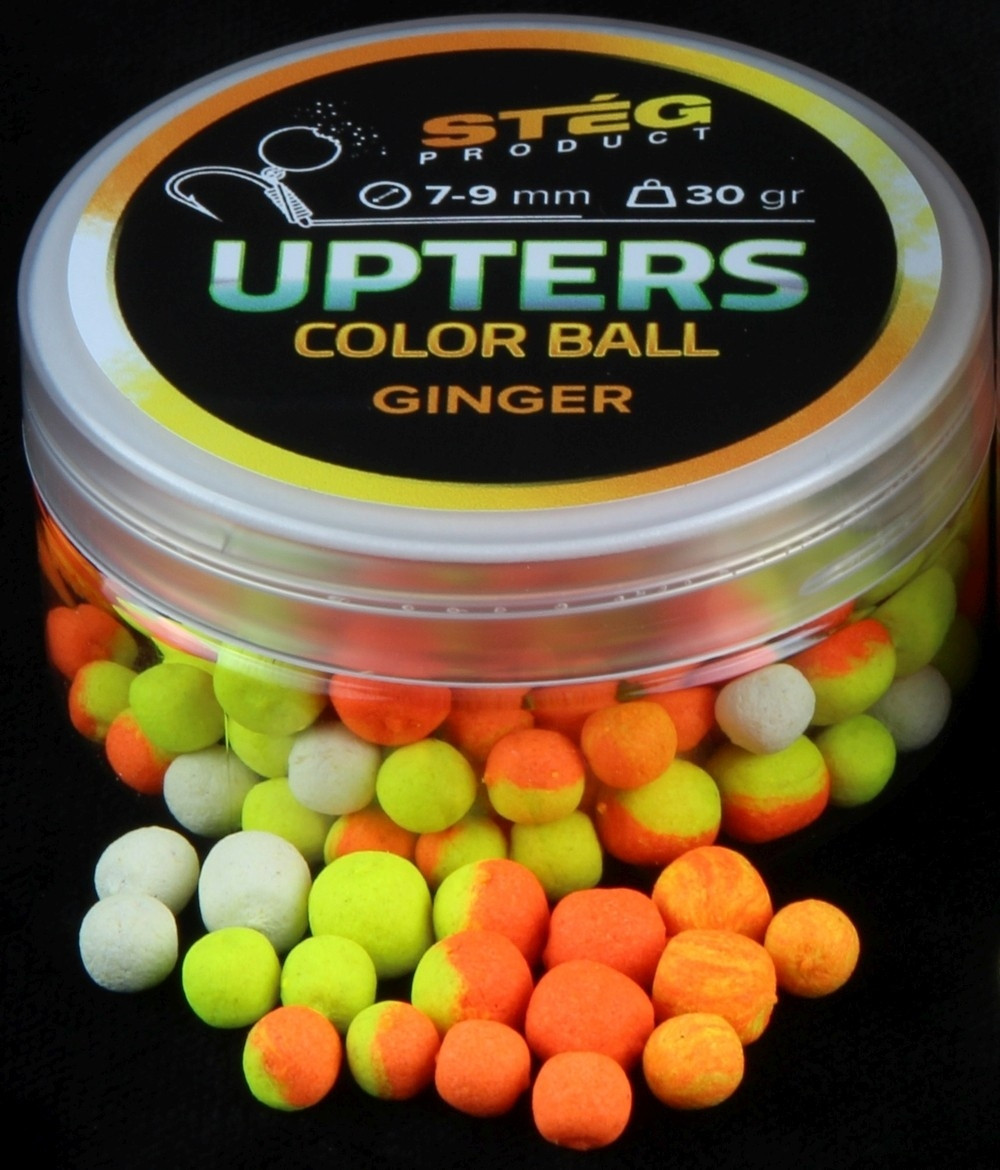 Pop Up Steg Uptsers Color Ball, 7-9mm, 30g/borcan Ginger