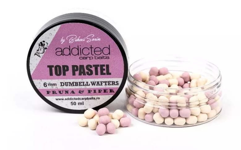 Wafters Addicted Carp Baits Top Pastel, 6mm, 50ml/borcan Pruna & Piper