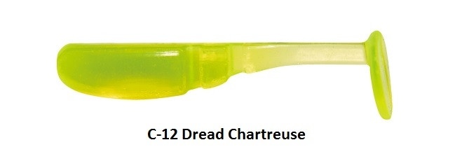 Naluca Tict Bomb Shad 1.5" Culoare C-12 Dread Chartreuse
