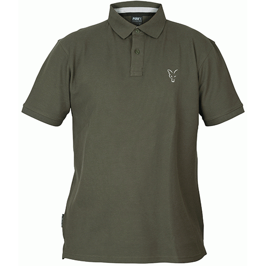 Tricou Polo FOX Collection Green & Silver Polo Shirt Marime XL