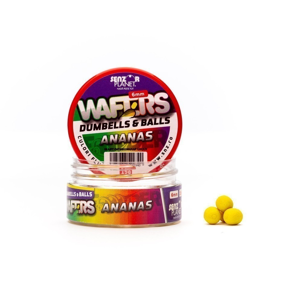 Wafters Senzor Planet Dumbells & Balls, Ananas, 6mm/15g