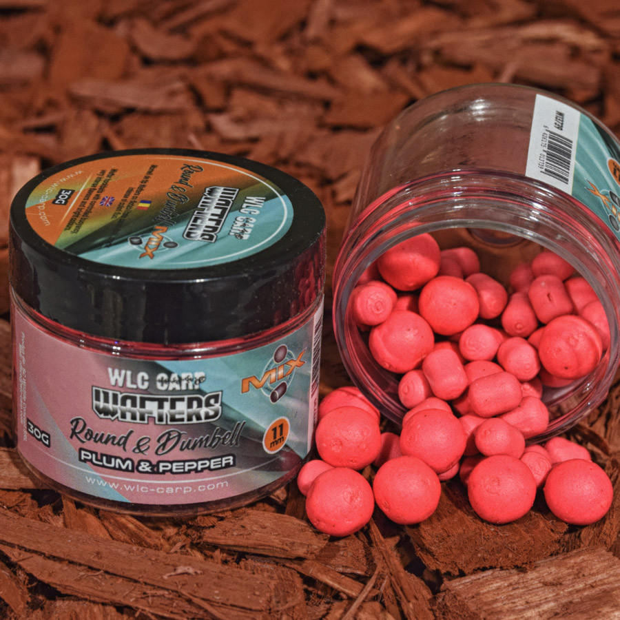Wafters Wlc Carp Round Dumbell Plum Pepper 11mm
